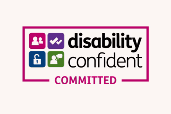 Disability confident committed logo